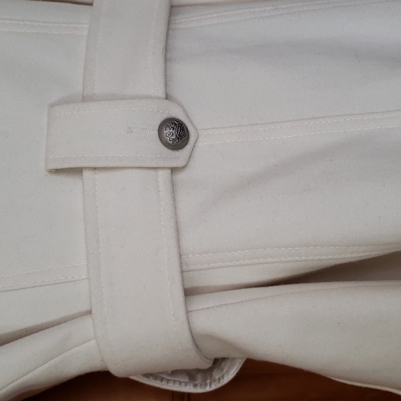 Laundry by Shelli Segal cream belted pea co - Picture 6 of 11